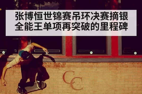 张博恒世锦赛吊环决赛摘银 全能王单项再突破的里程碑